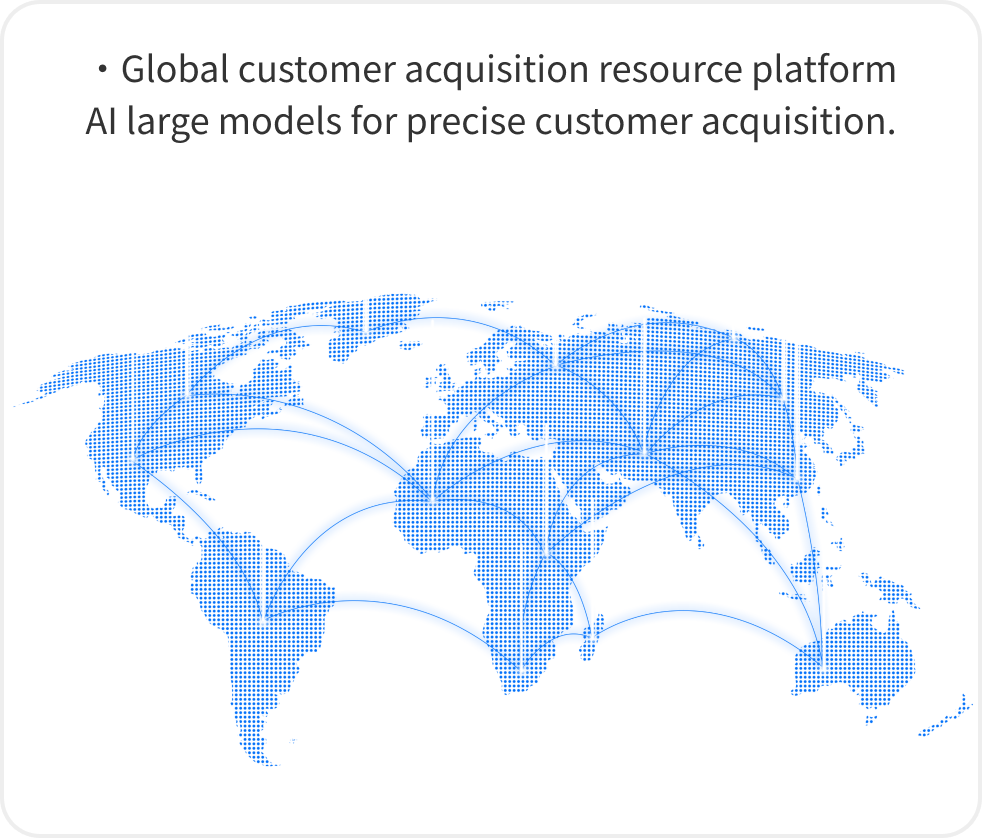 Global customer acquisition and AI model capabilities